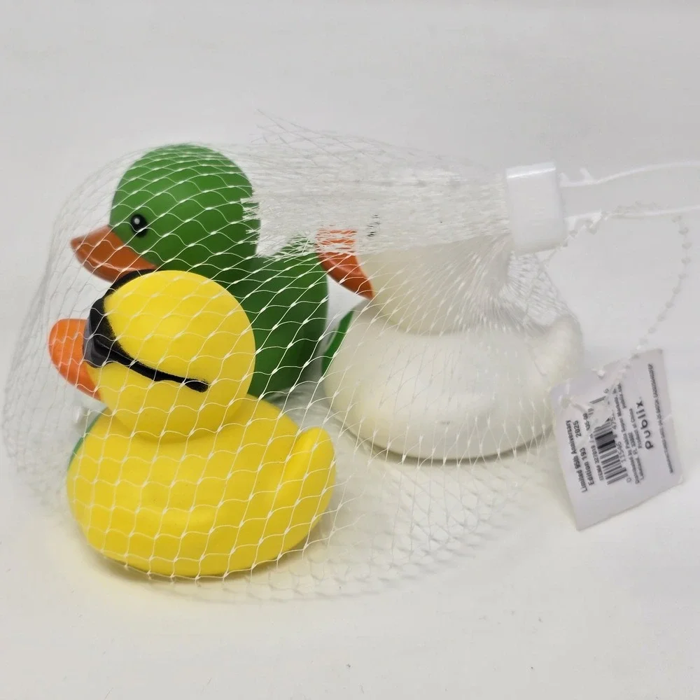 Publix Rubber Duck 95th Anniversary 3 Duck‎ Set Limited Edition Collection Jeep